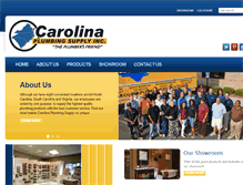 Tablet Screenshot of carolinaplumbingsupply.com